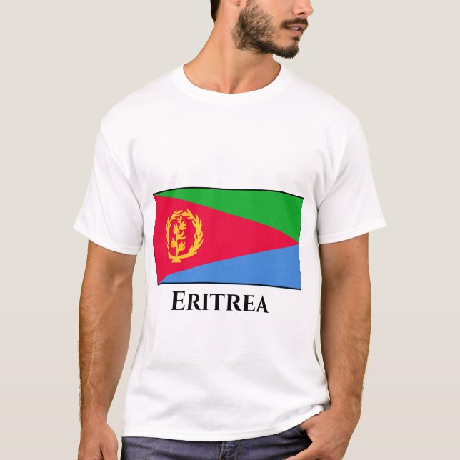 Camiseta Bandera de Eritrea (Anverso)