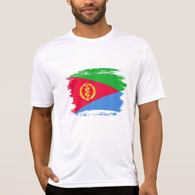 Camiseta Bandera de Eritrea (Anverso)