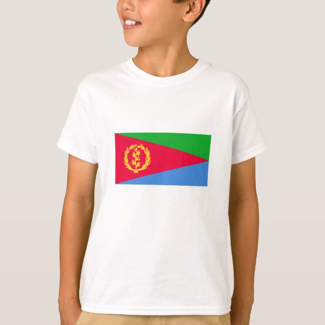 Camiseta Bandera de Eritrea (Anverso)