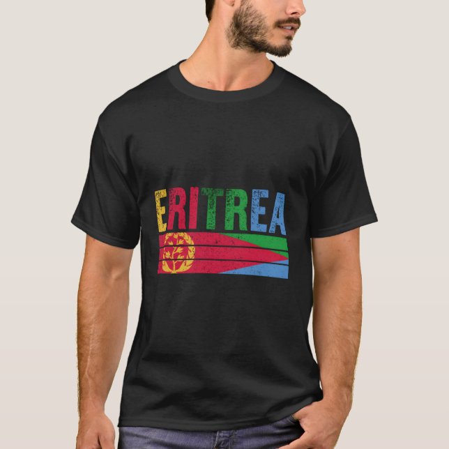 Camiseta Bandera de Eritrea S (Anverso)