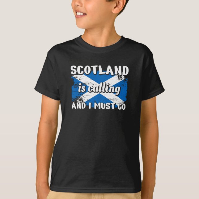 Camiseta Bandera de Escocia (Anverso)