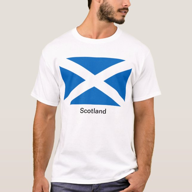 Camiseta Bandera de Escocia (Anverso)