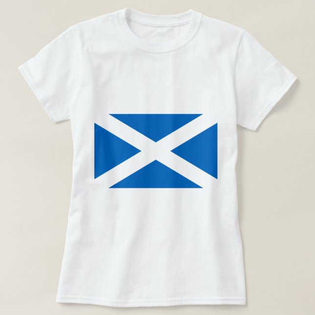 Camiseta Bandera de Escocia - Bratach na h-Alba (Diseño del anverso)