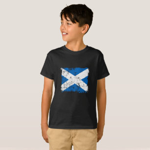 Camiseta Bandera de Escocia Grunge