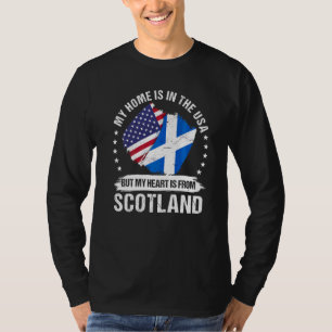 Camiseta Bandera de Escocia Patriota Americano Escocés R