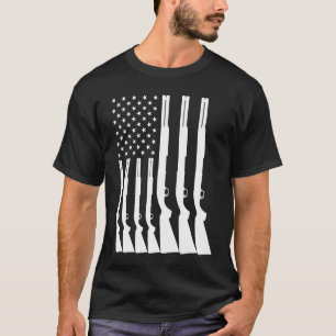 Camiseta Bandera de escopeta 2ª enmienda a los derechos de