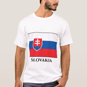 Camiseta Bandera de Eslovaquia
