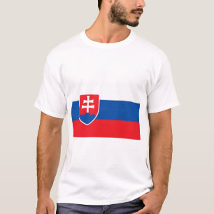 Camiseta Bandera de Eslovaquia