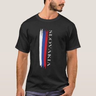 Camiseta Bandera de Eslovaquia Bandas de color