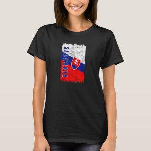 Camiseta Bandera de Eslovaquia Slovensko Bratislava