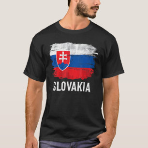Camiseta Bandera De Eslovaquia Vintage Para Eslovaco