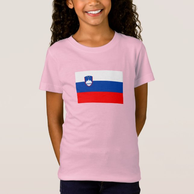 Camiseta Bandera de Eslovenia (Anverso)