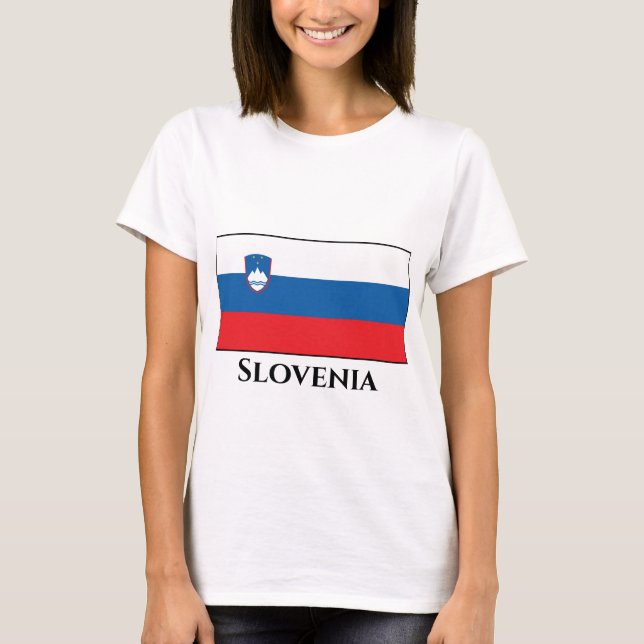 Camiseta Bandera de Eslovenia (Anverso)
