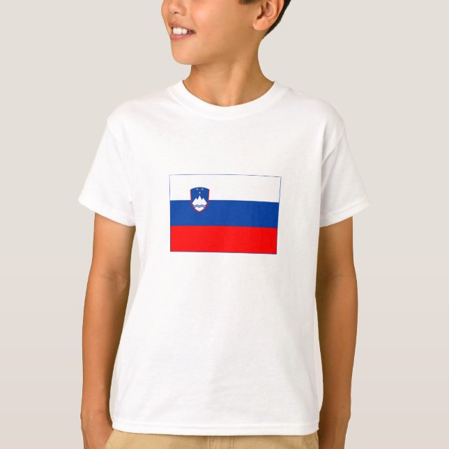 Camiseta Bandera de Eslovenia (Anverso)