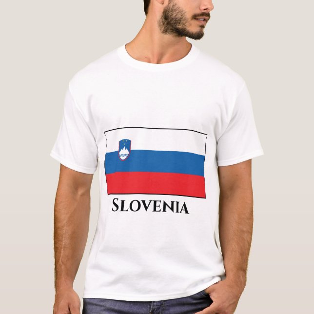 Camiseta Bandera de Eslovenia (Anverso)