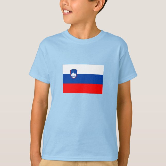 Camiseta Bandera de Eslovenia (Anverso)