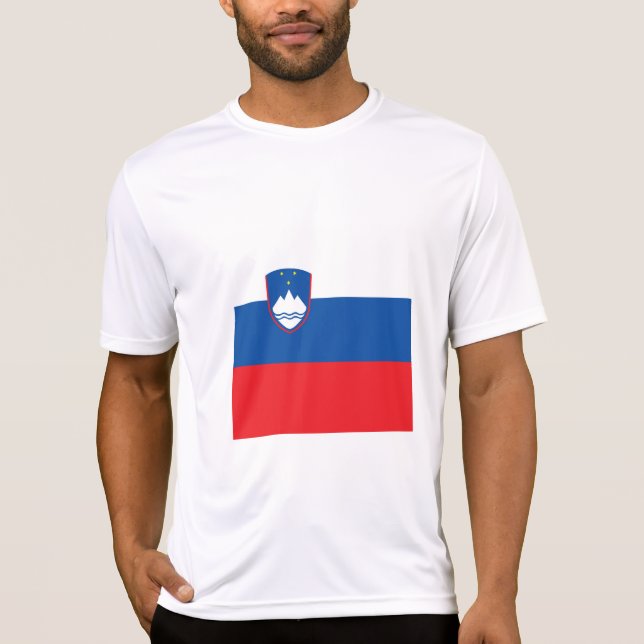 Camiseta Bandera de Eslovenia (Anverso)