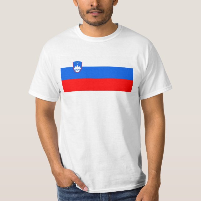 Camiseta Bandera de Eslovenia (Anverso)