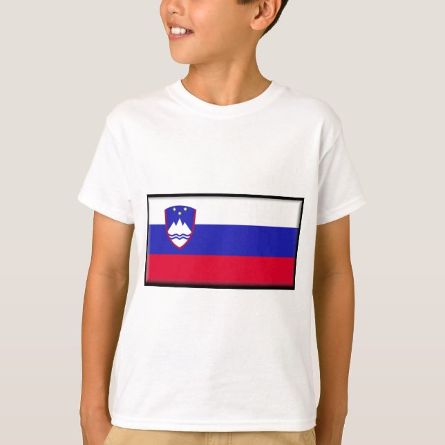 Camiseta Bandera de Eslovenia (Anverso)