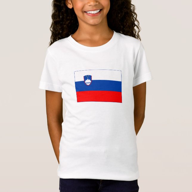Camiseta Bandera de Eslovenia (Anverso)