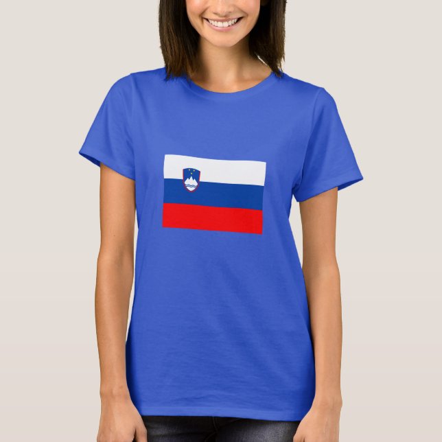 Camiseta Bandera de Eslovenia (Anverso)