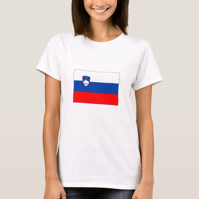 Camiseta Bandera de Eslovenia (Anverso)