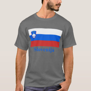 Camiseta Bandera de Eslovenia con nombre en esloveno