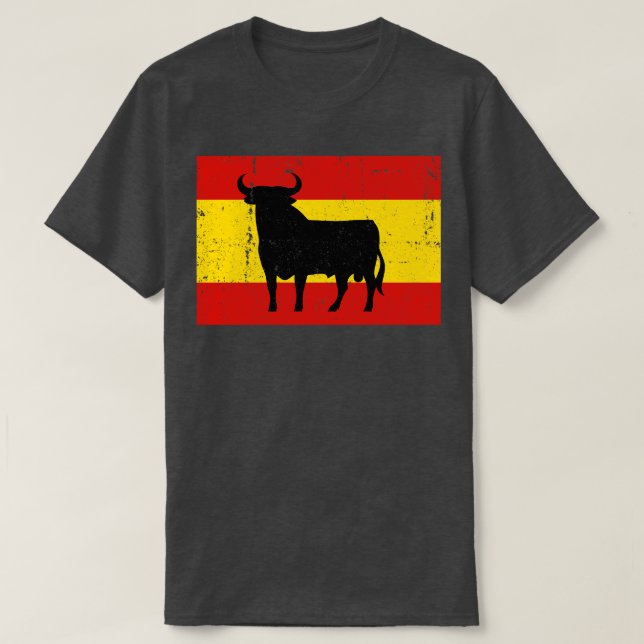 Camiseta Bandera de Espaa Toro de Osborne (Diseño del anverso)