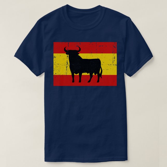 Camiseta Bandera de Espaa Toro de Osborne (Diseño del anverso)