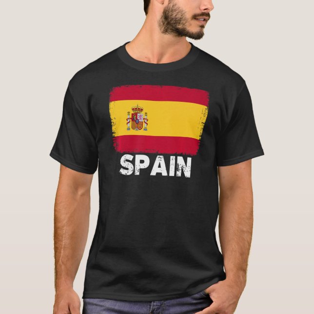 Camiseta Bandera de España apoya a mujeres españolas (Anverso)