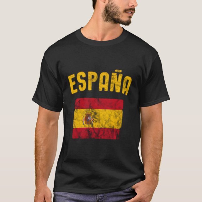 Camiseta Bandera de España con problemas (Anverso)