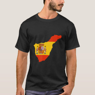 Camiseta Bandera de España en el esquema de Tenerife