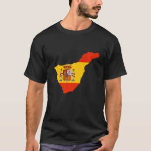 Camiseta Bandera de España en el esquema de Tenerife