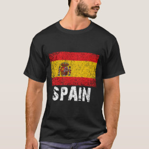 Camiseta Bandera De España En Peligro Para Hombres O Mujere