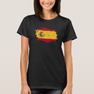 Camiseta Bandera de España Grunge Bandera País España