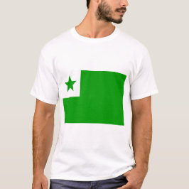 Camiseta Bandera de esperanto