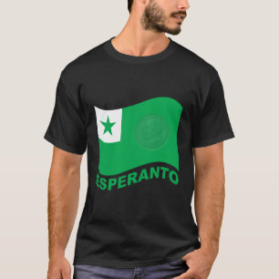 Camiseta Bandera de esperanto+texto y zamenhof,