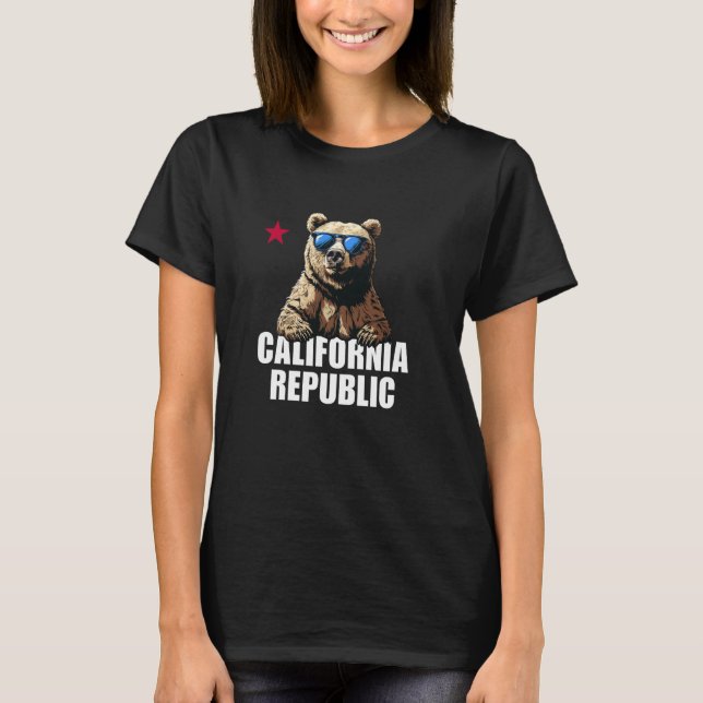 Camiseta Bandera de estado de California (Anverso)