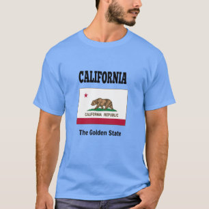 Camiseta Bandera de estado de California