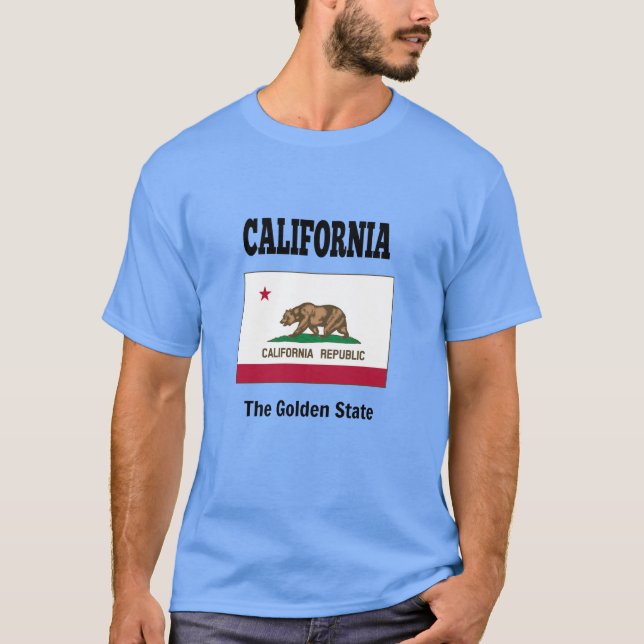 Camiseta Bandera de estado de California (Anverso)