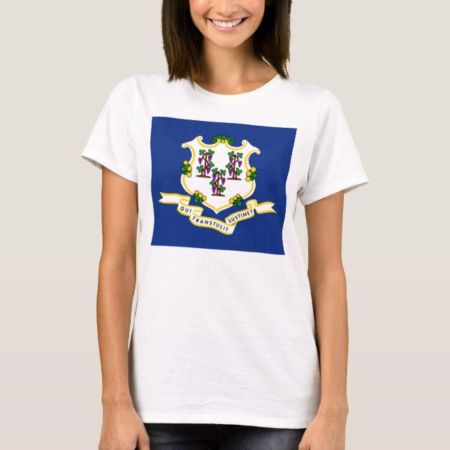 Camiseta Bandera de estado de Connecticut (Anverso)