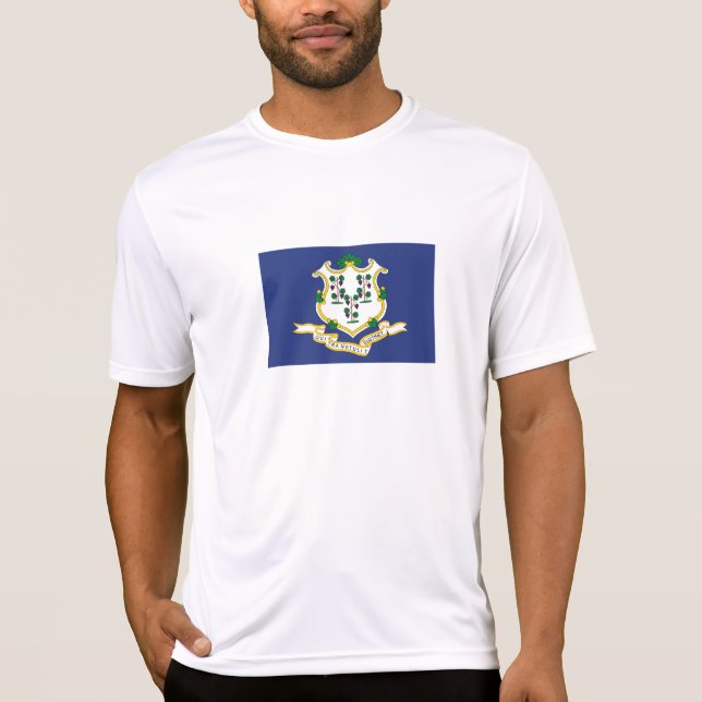 Camiseta Bandera de estado de Connecticut (Anverso)