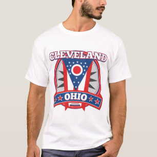 Camiseta Bandera de Estado Patriótico del Azul Blanco Rojo