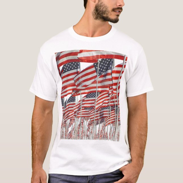Camiseta Bandera de Estados Unidos (Anverso)