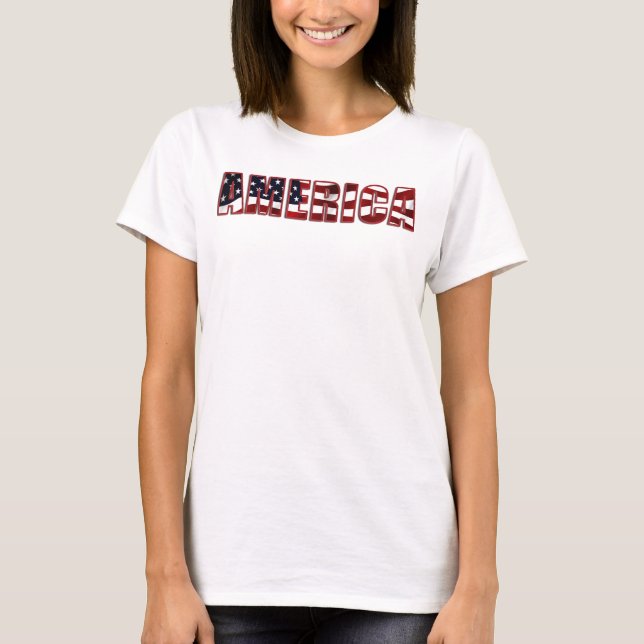 Camiseta Bandera de Estados Unidos (Anverso)