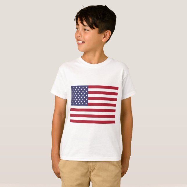 Camiseta Bandera de Estados Unidos (Anverso completo)