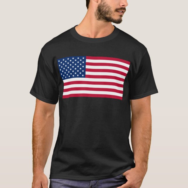 Camiseta Bandera de Estados Unidos (Anverso)
