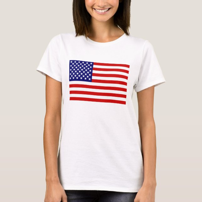 Camiseta Bandera de Estados Unidos (Anverso)