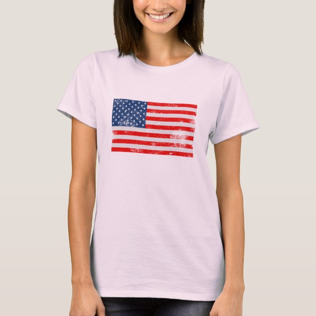 Camiseta Bandera de Estados Unidos (Anverso)