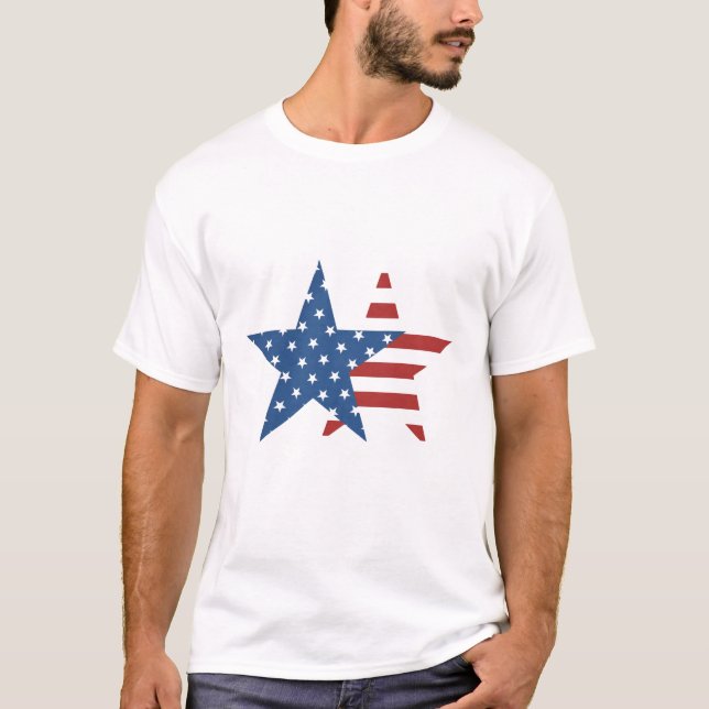 Camiseta Bandera de Estados Unidos (Anverso)